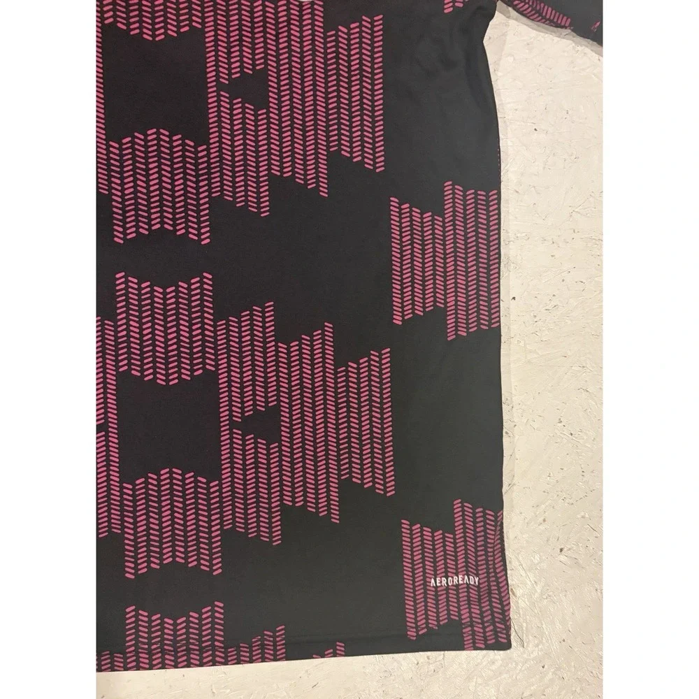 Mexico National Team 2021 Adidas Black Pink Home Kit Soccer Jersey Mens M
